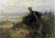 Jozef  Israels On the Dunes oil